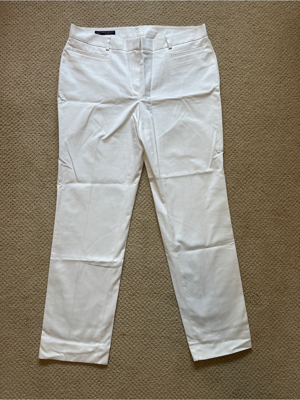 Brooks Brothers Natalie Fit White Dress Pants Size 10